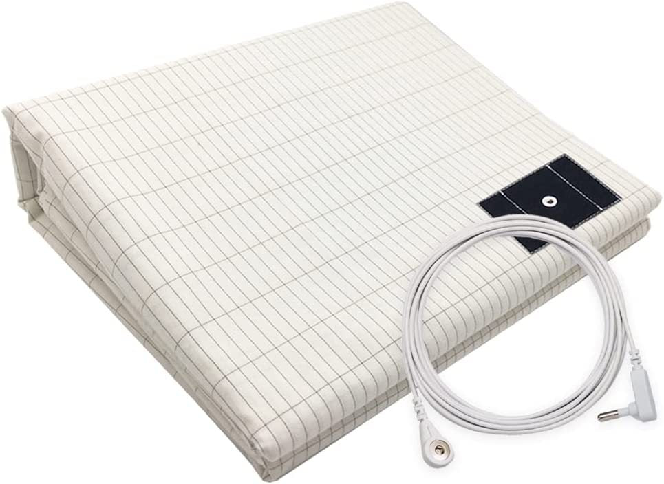 Sleep well, tangerine dreams with  Grounding Silver Cotton Bed Sheet Grounding Mat Anti-static Bed Sheet