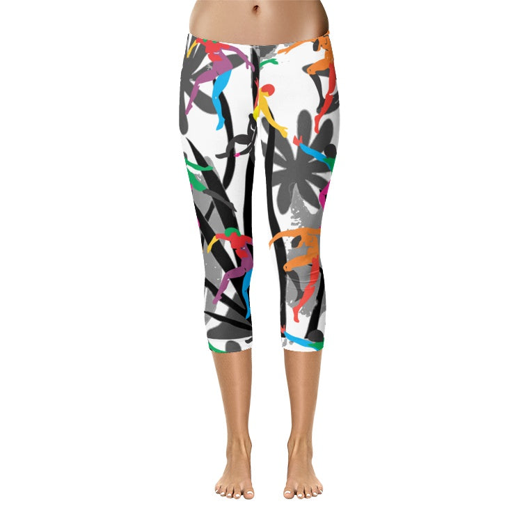 All-Over Print Capri Leggings