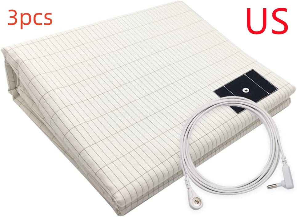 Sleep well, tangerine dreams with  Grounding Silver Cotton Bed Sheet Grounding Mat Anti-static Bed Sheet