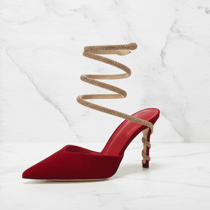 Star style Luxury Rhinestones Snake Coiled Satin Women Pumps Fashion High heels Gladiator Sandals Summer Autumn Wedding Shoes