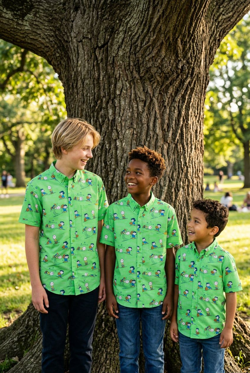 Peanuts "AAUGH!" – KUNUFLEX Short Sleeve Shirt